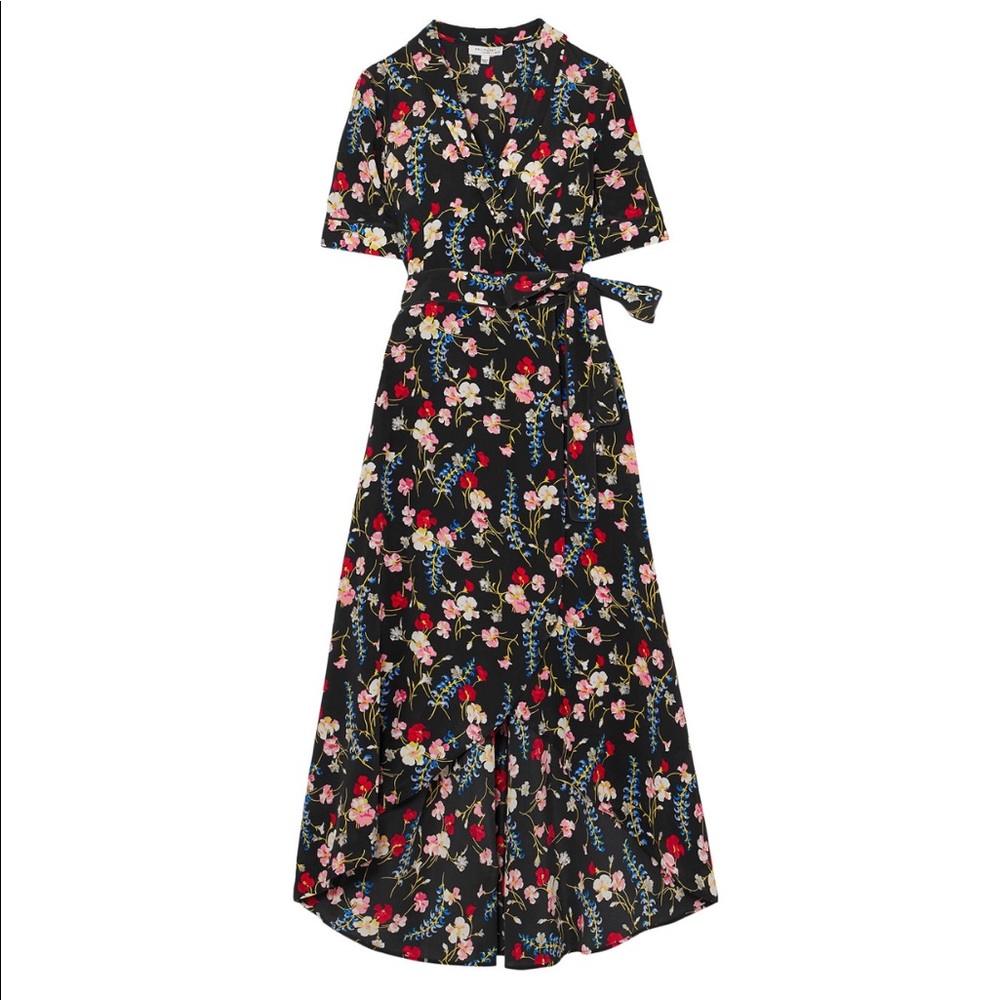 Equipment Floral Midi Dress